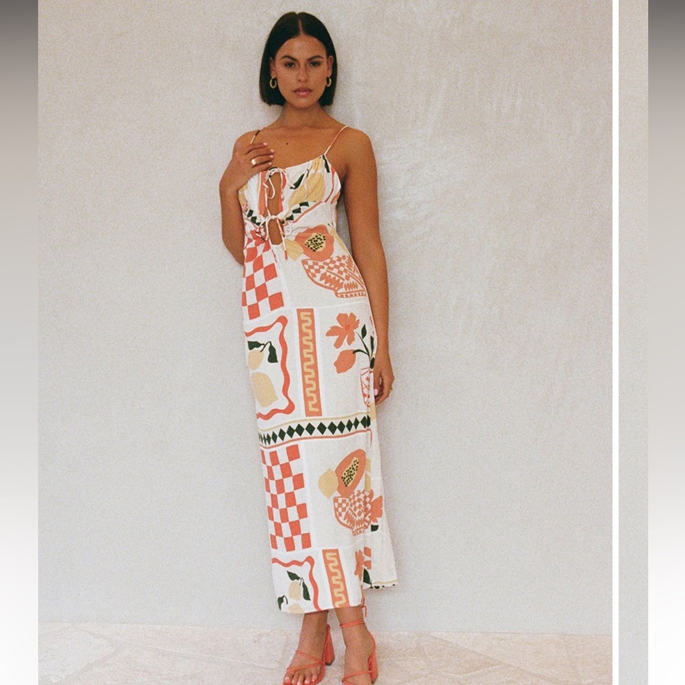 Sabo skirt piper midi dress